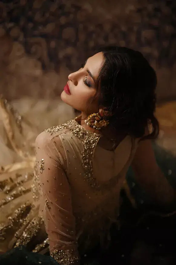 Khaab Organza Lehenga