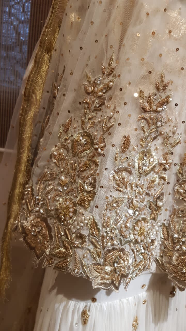 Abeer | Ivory Nikkah Gharara