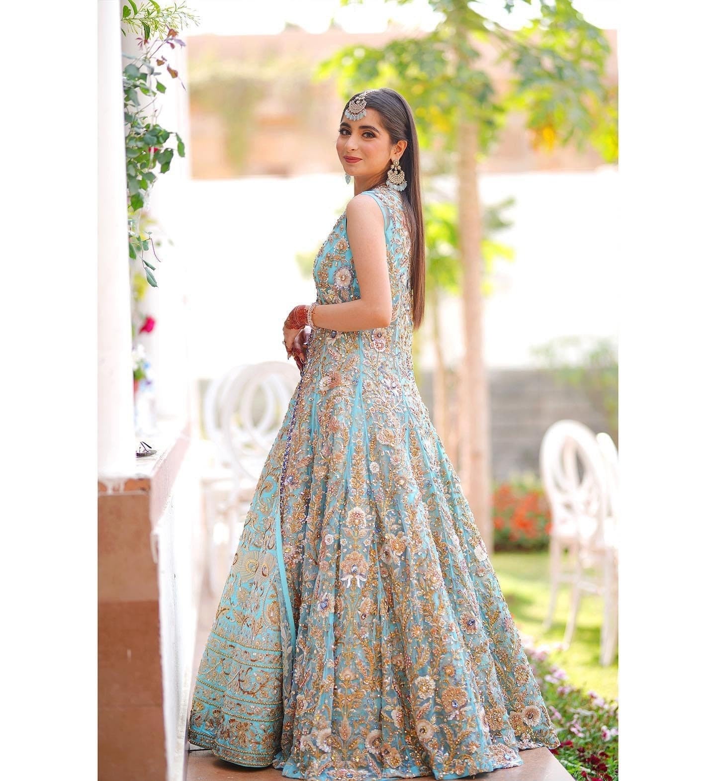 Nomi Inspired Powder Blue Jacket Dress