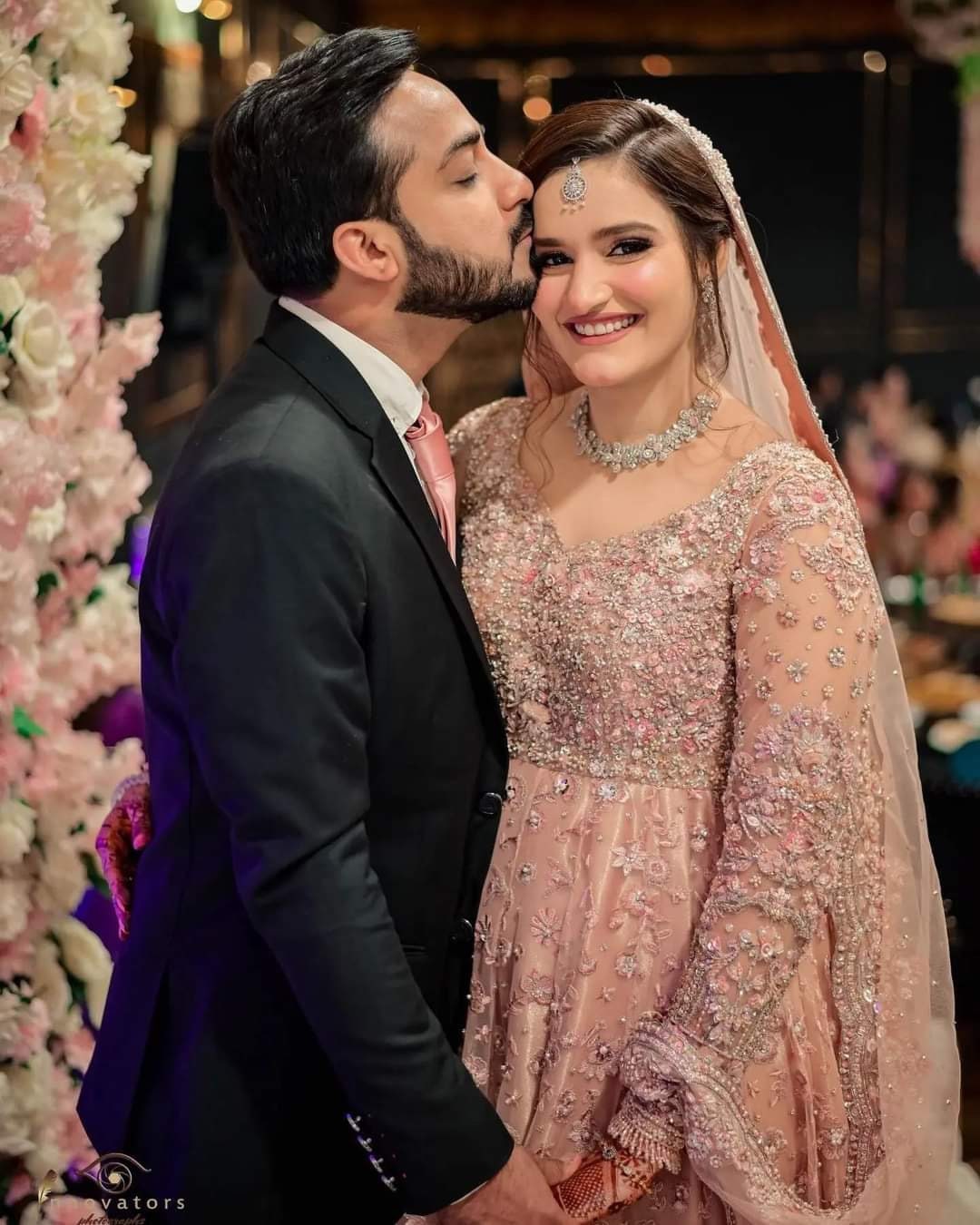 Rida | Blush Pink Bridal Gown