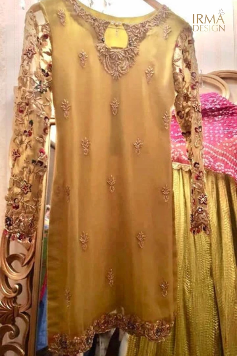 Pakistani Mehendi Lehenga, Sangeet Outfit, Mayoun Dress