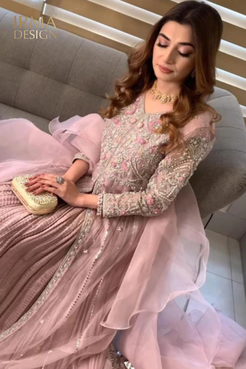 Pakistani Pink Engagement Dress