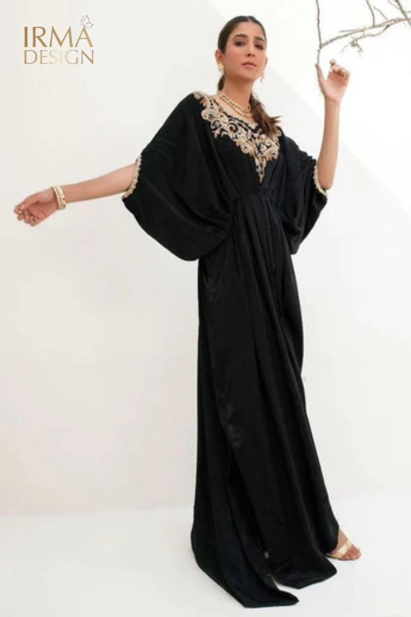 Black Velvet Kaftan