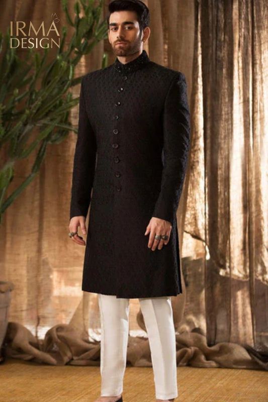 Black Sherwani