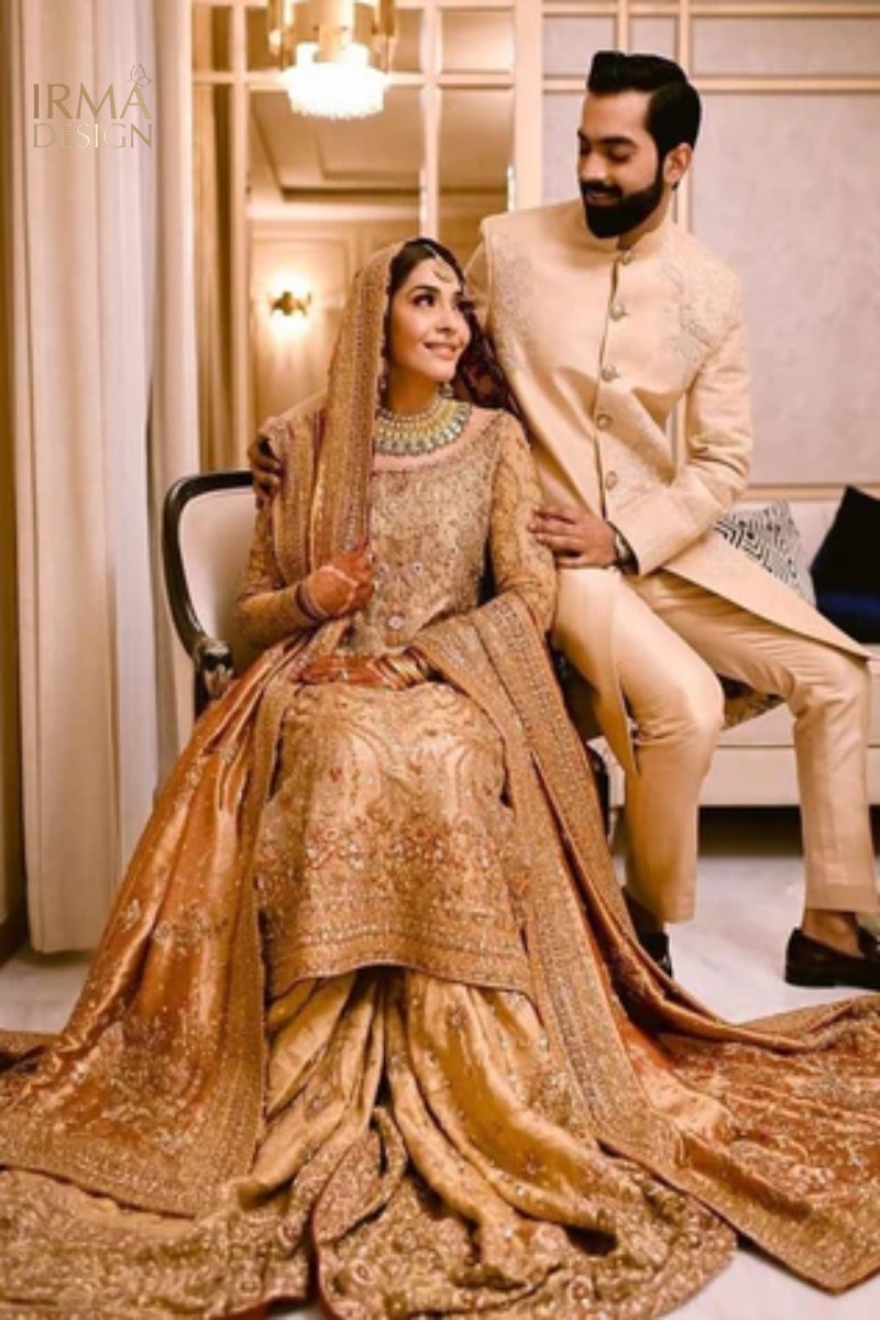 Dr Haroon inspired Pakistani Wedding Valima/Reception Dress