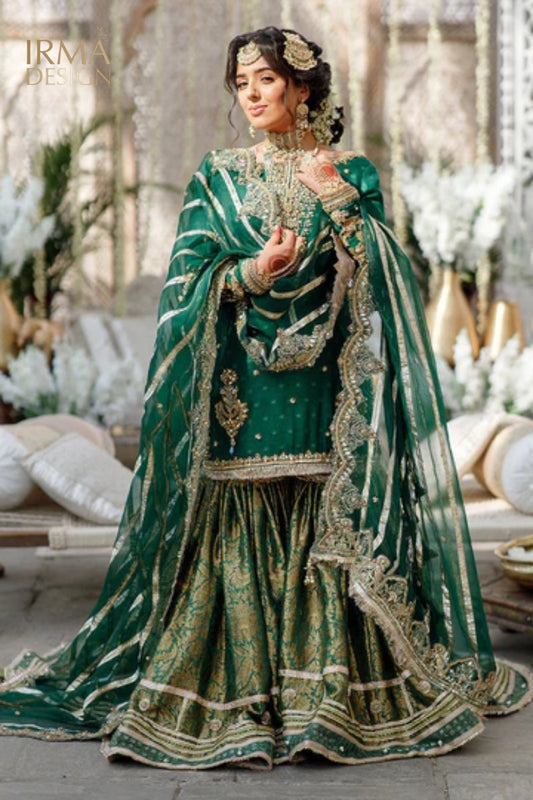 Mohsin Naveed Ranjha inspired Emerald Bridal