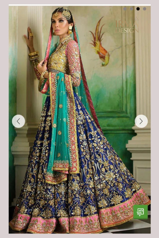 Nomi Ansari inspired Colorful lehenga