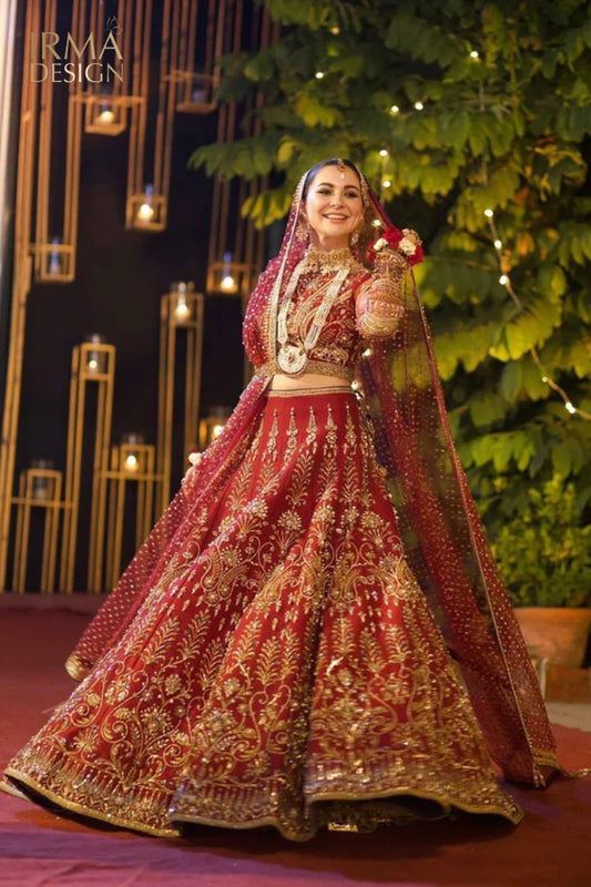 Nomi Ansari Inspired Pakistani Baraat Dress