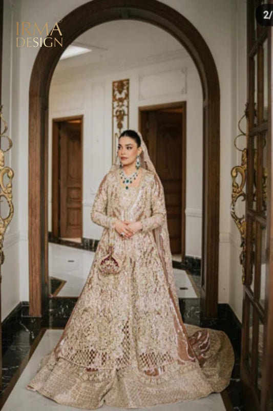 Pakistani blush pink bridal