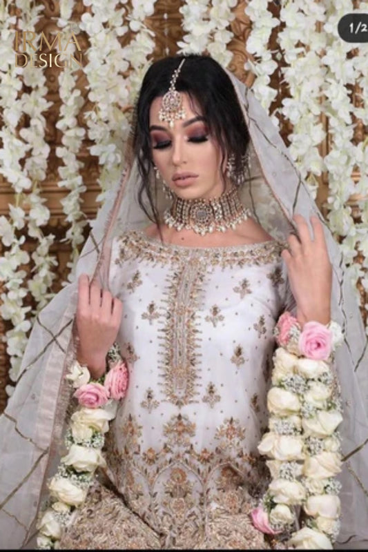 Pakistani bridal dress, nikah dress