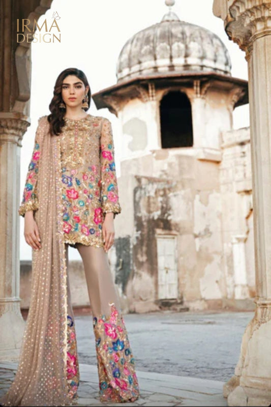 Pakistani Formal Peplum Dress