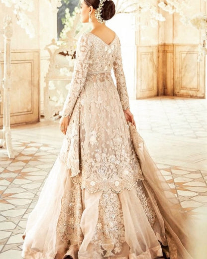 Noor | Ivory Lehenga