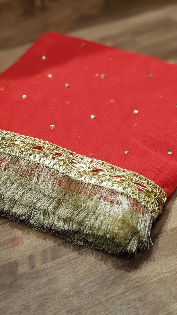 Ayesha | Red Nikah Dupatta