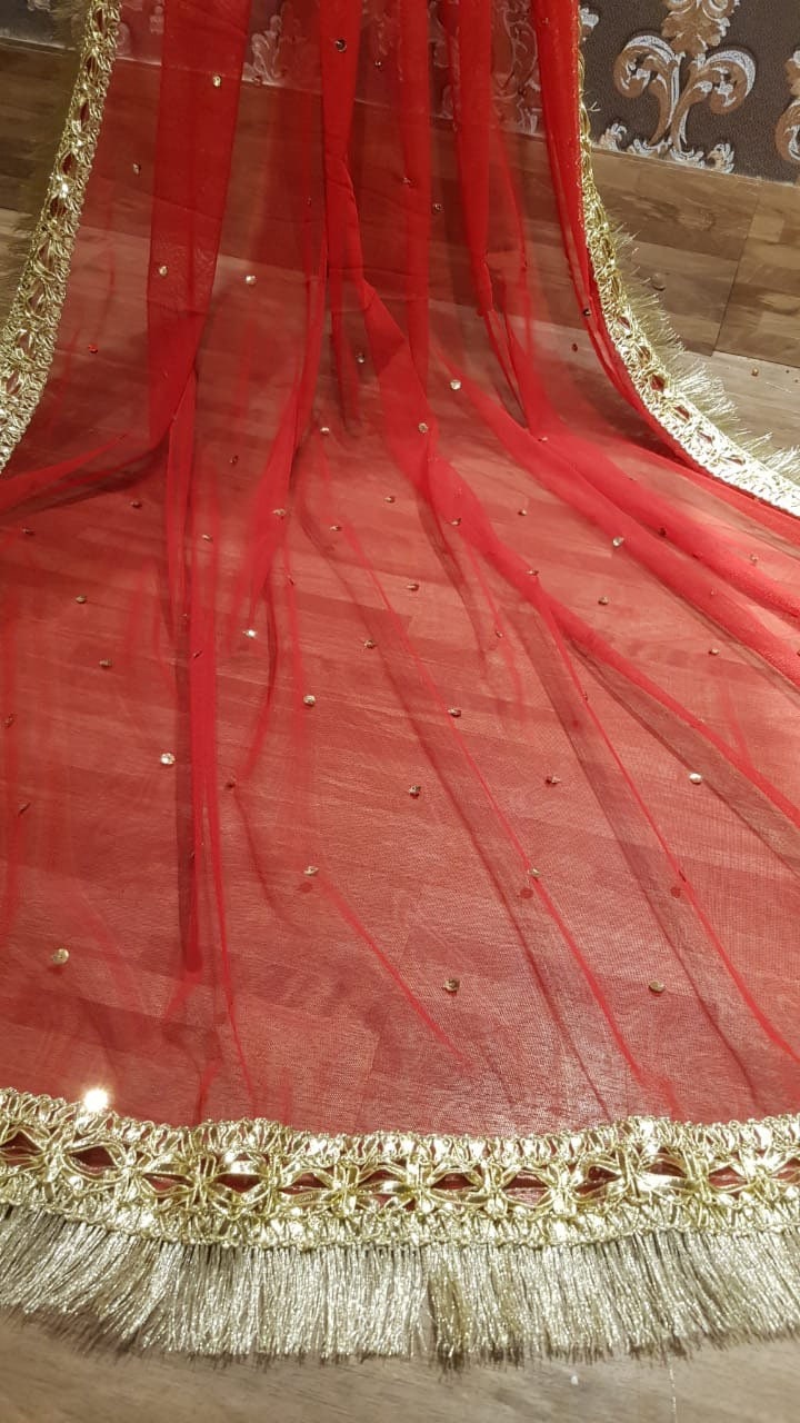 Ayesha | Red Nikah Dupatta