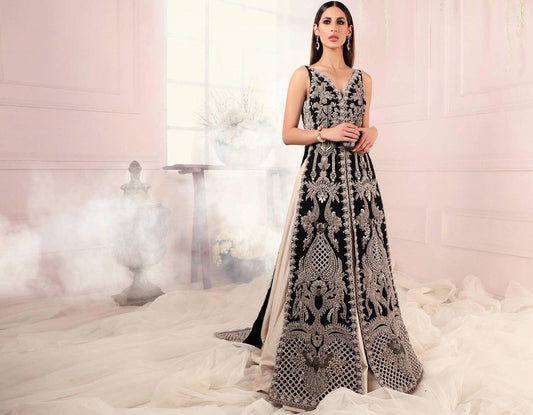 Sana Safinaz inspired monochromatic bridal dress