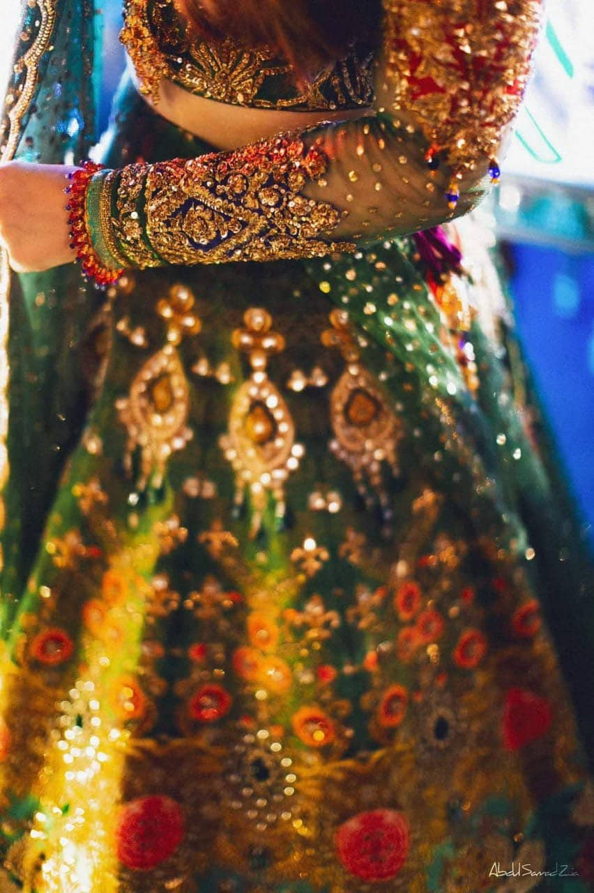 Nomi Ansari inspired Mehendi Dress