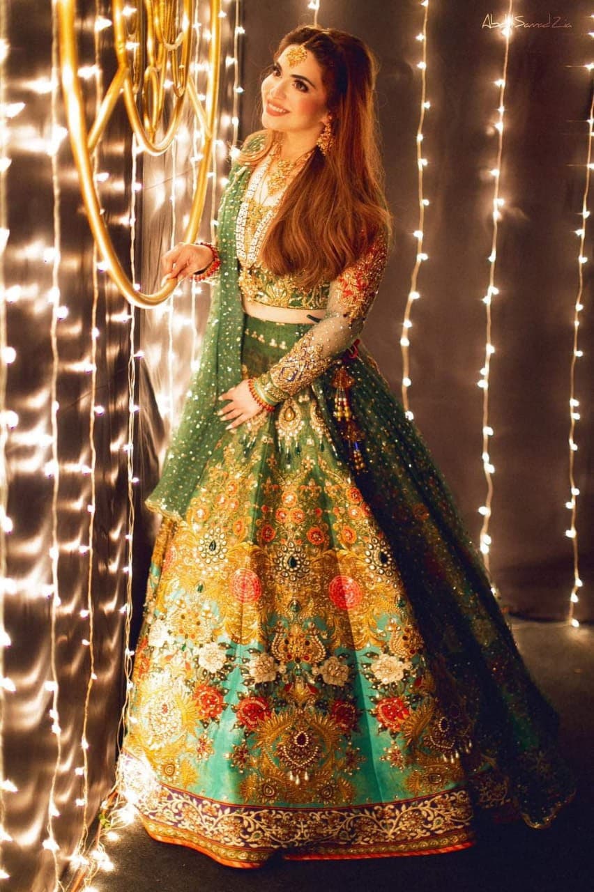 Nomi Ansari inspired Mehendi Dress