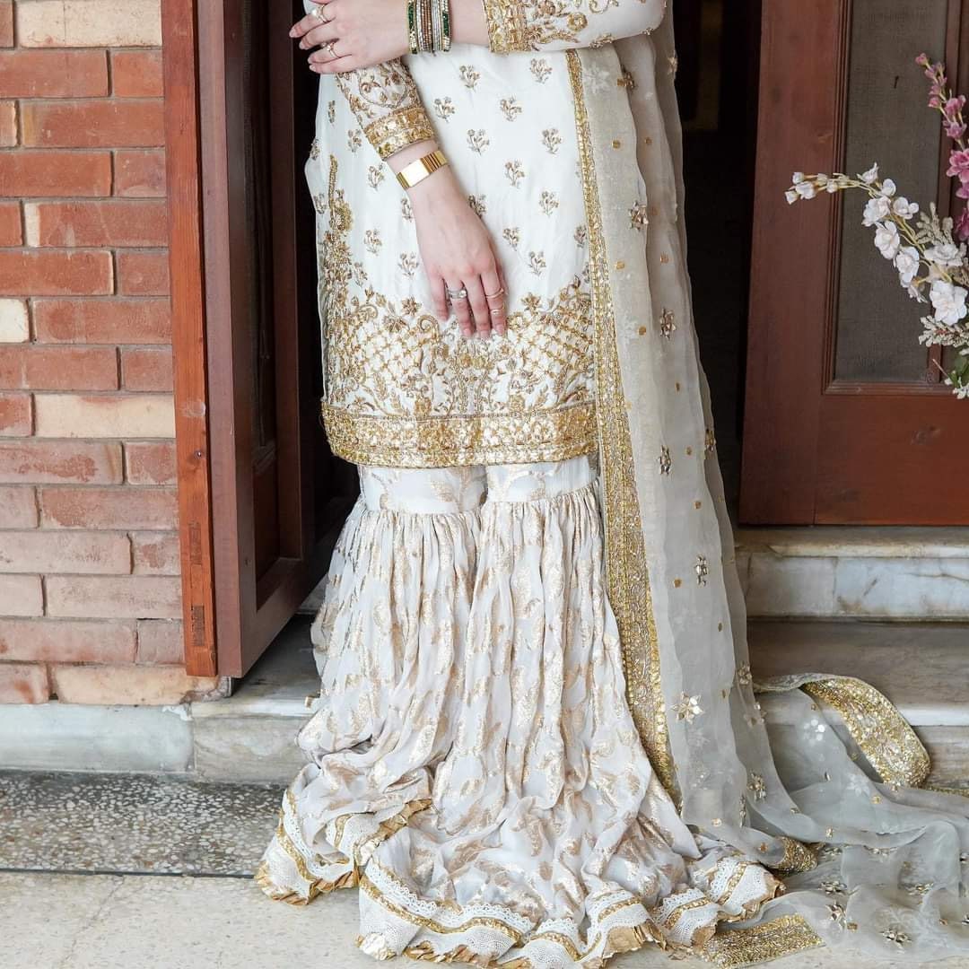 Latest bridal outlet gharara designs