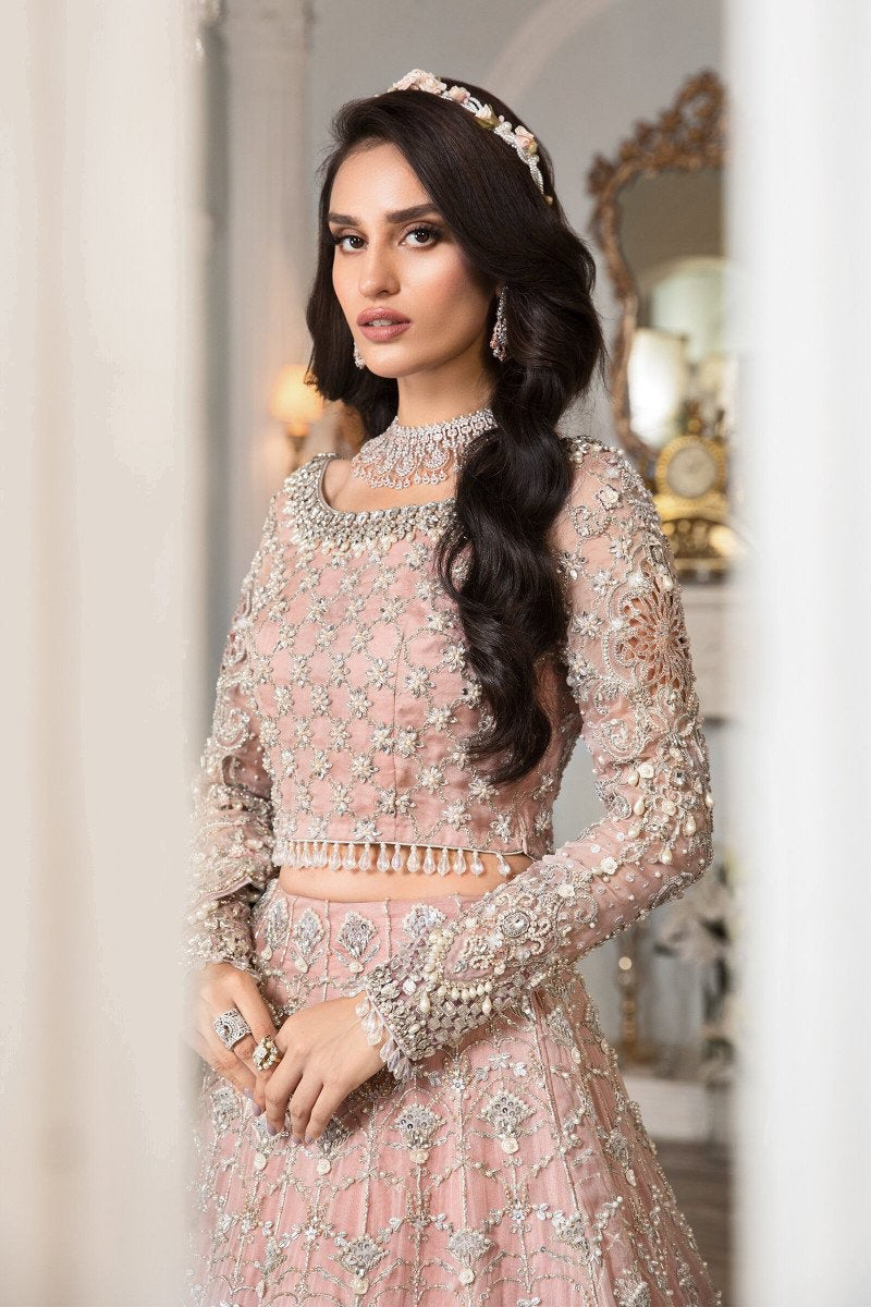 Pink Bridal Gown | Maria B Inspired