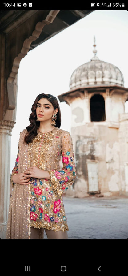 Nomi Ansari Inspired Peplum Dress