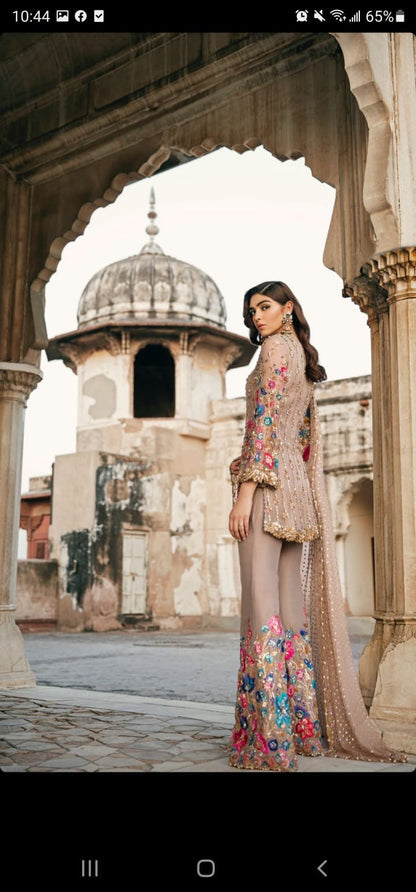 Nomi Ansari Inspired Peplum Dress