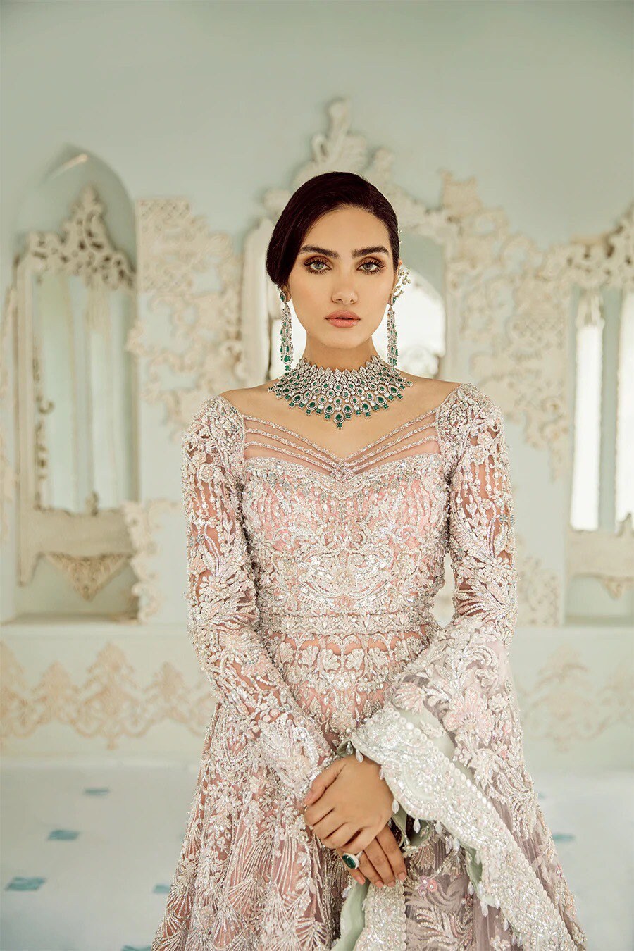 Pink Gown | Suffuse By Sana Yasir Inspired