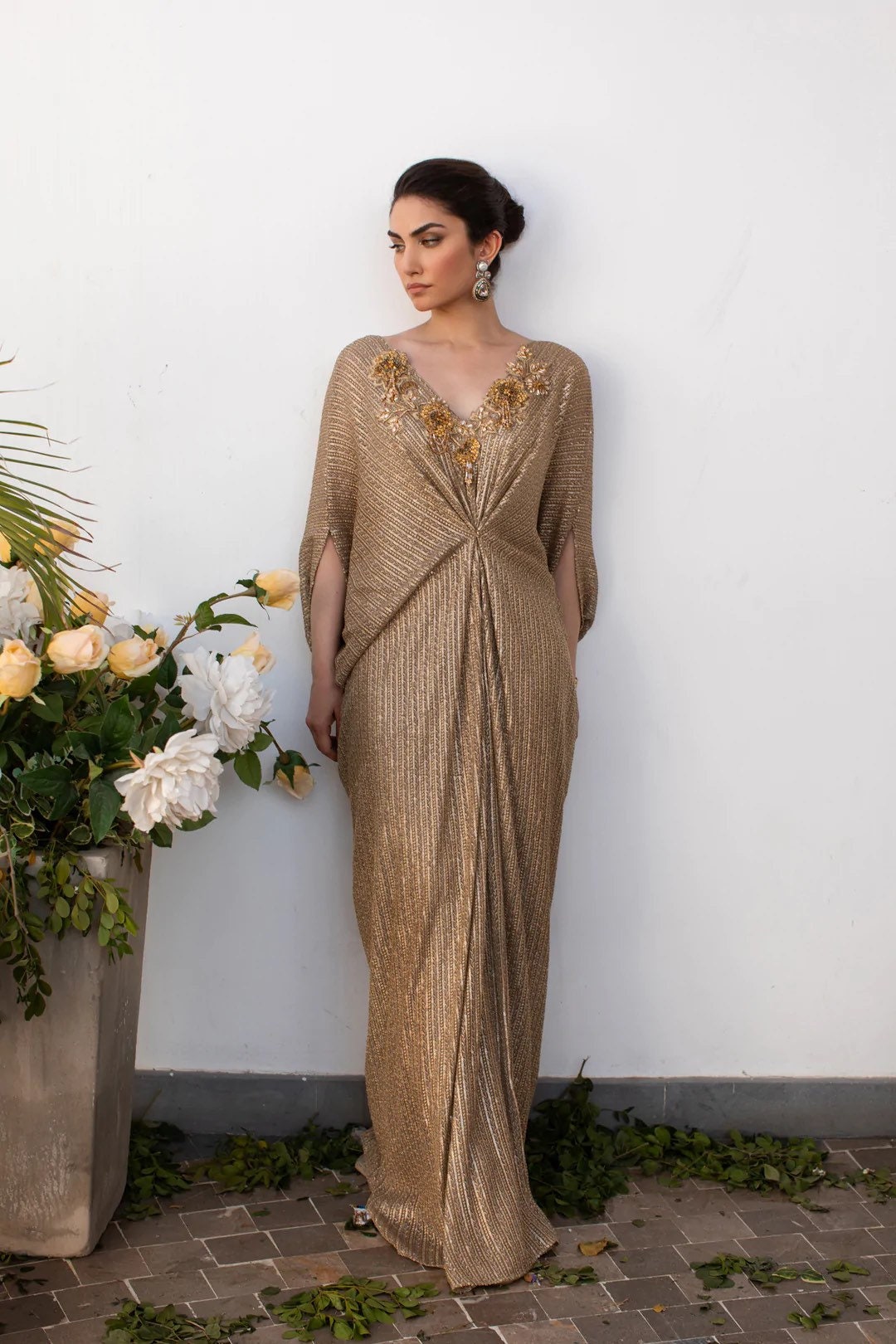 Iman | Champagne Kaftan