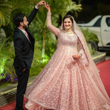 Rida | Blush Pink Bridal Gown