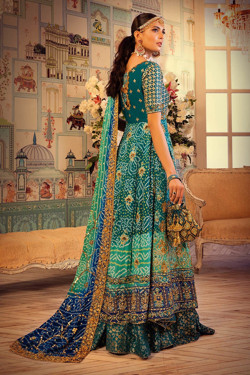 Zara | Teal Gharara