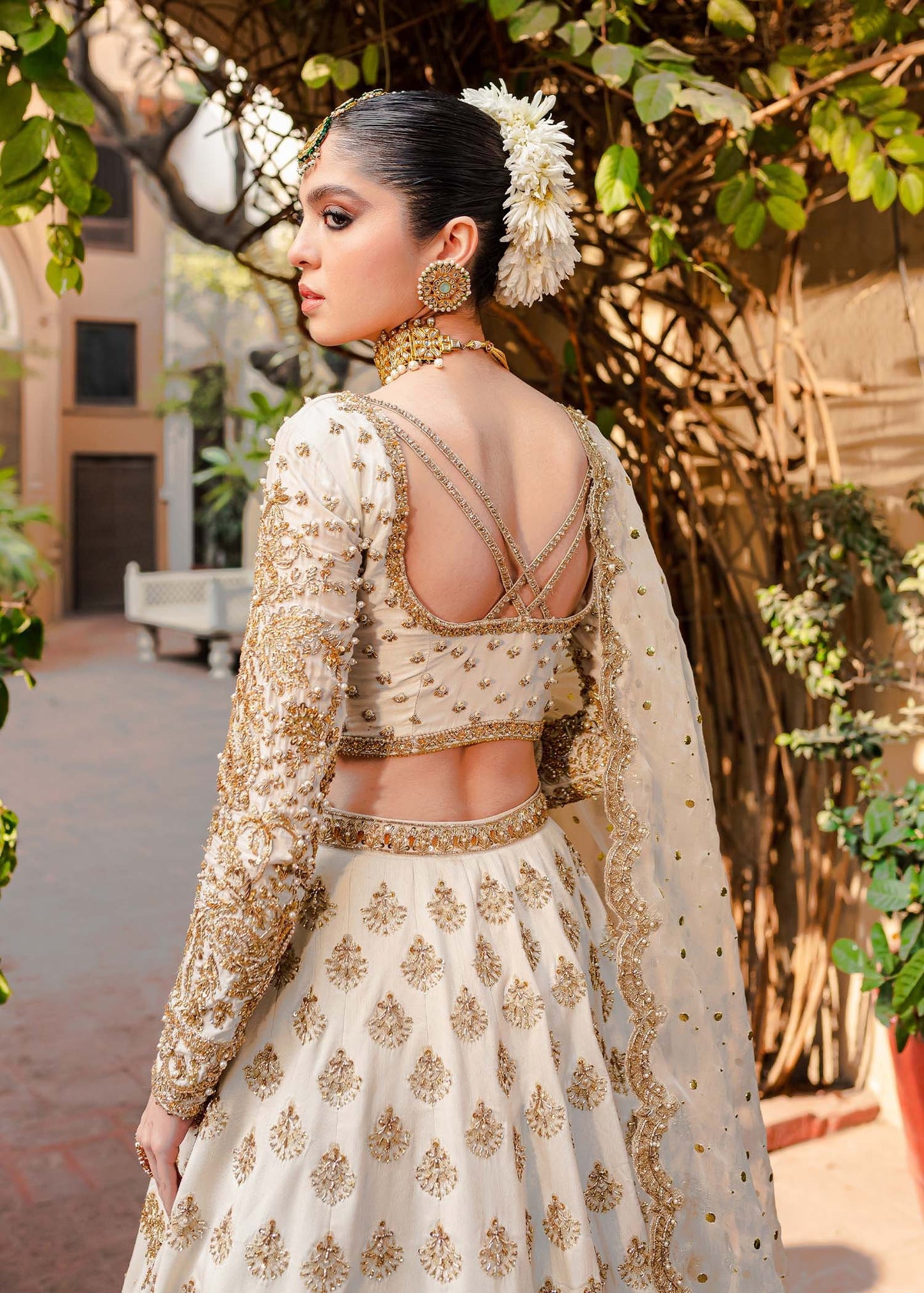 White Ethereal Wedding Gown | Kanwal Malik Inspired