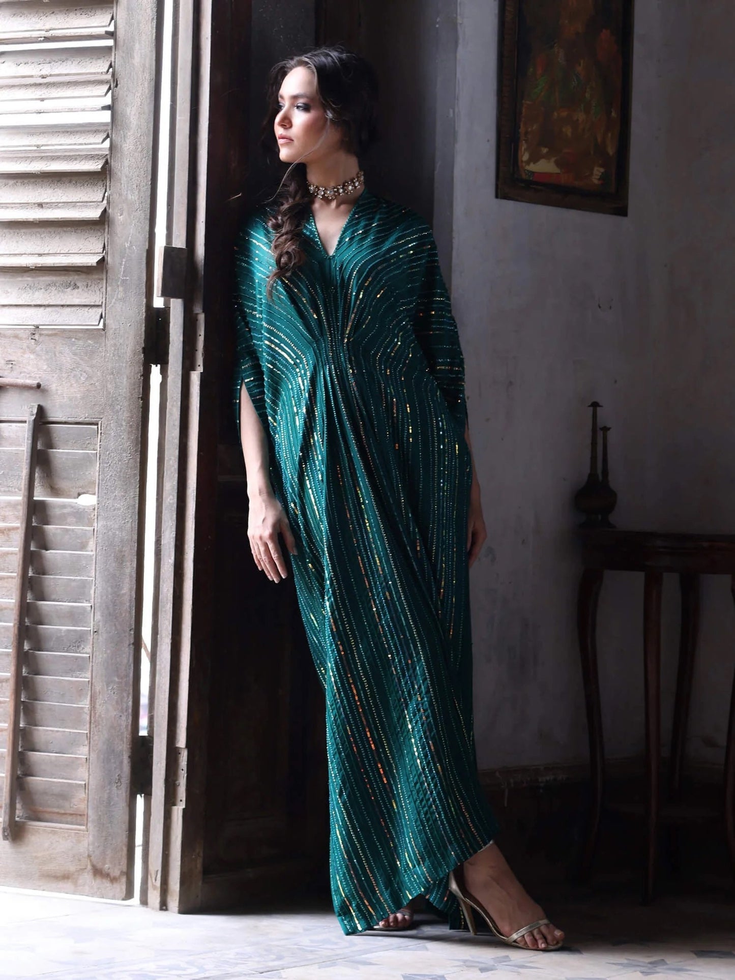 Turquoise Kaftan