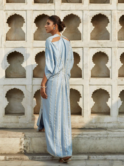 Mahira | Blue Kaftan