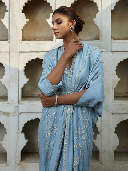 Mahira | Blue Kaftan